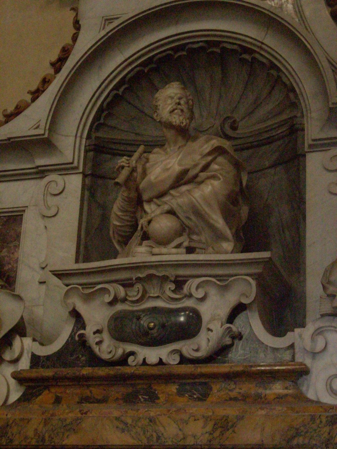 Galileo Galilei funereal monument, Santa Croce, Florence - 02.jpg